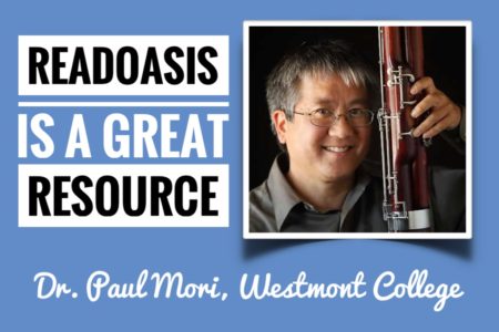 ReadOasis is a great resource, Paul Mori ReadOasis is a great resource, Paul Mori