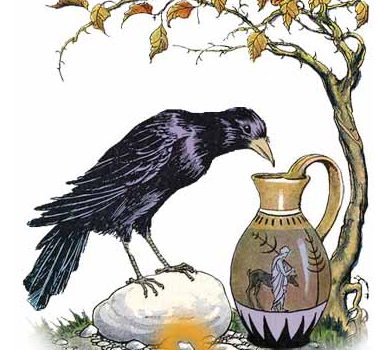 The Crow and the Pitcher (Milo Winter)