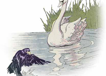 A Raven and A Swan (Milo Winter)