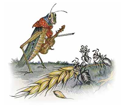 The Ants and the Grasshopper (Milo Winter)