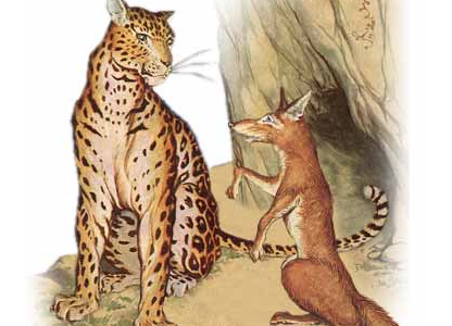 The Fox and the Leopard (Milo Winter)